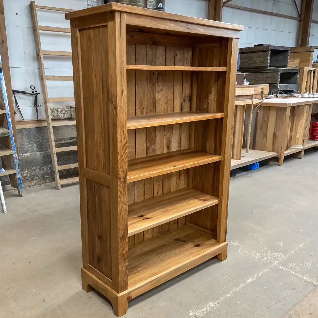 Sustainable Wooden Bookshelf